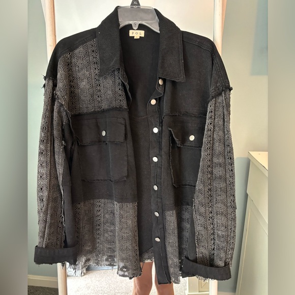 POL | Jackets & Coats | Pol Shacket In Large Vintage Feel Fantastic ...